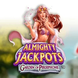 Almighty Jackpots: Garden of Persephone game by Novomatic – logo hosted on Corgibet Casino