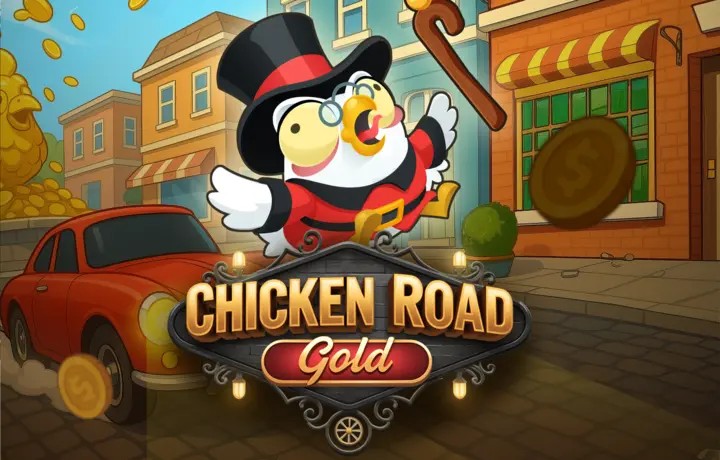 Chicken Road Gold casino game by InOut – featured logo at Corgibet Casino