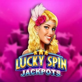 Lucky Spin Jackpots online game logo by Novomatic on corgibetcasinoo.de