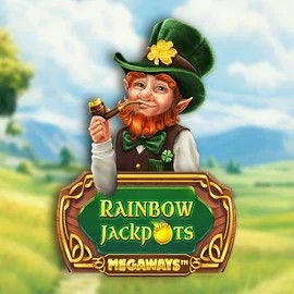 Jackpots logo of Rainbow Jackpots Megaways from Red Tiger Gaming at Corgibet Casino